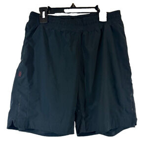 Rhône Shorts Athletic Gym Bike Short Lined Black Mens Size Small S A44